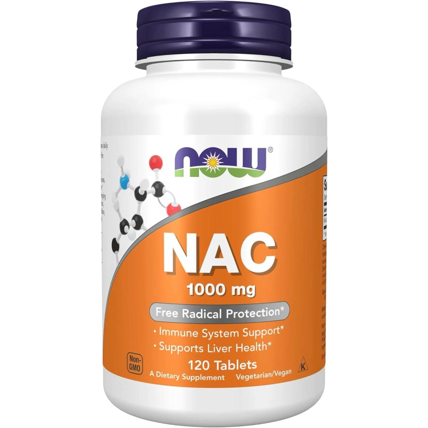 Suplemento N-acetil cisteína 1000 mg 120 capsulas