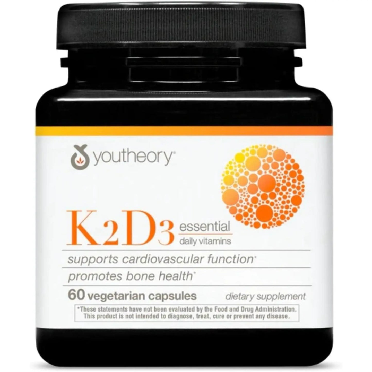 Suplemento Vitamínico K2D3 Youtheory 60 capsulas