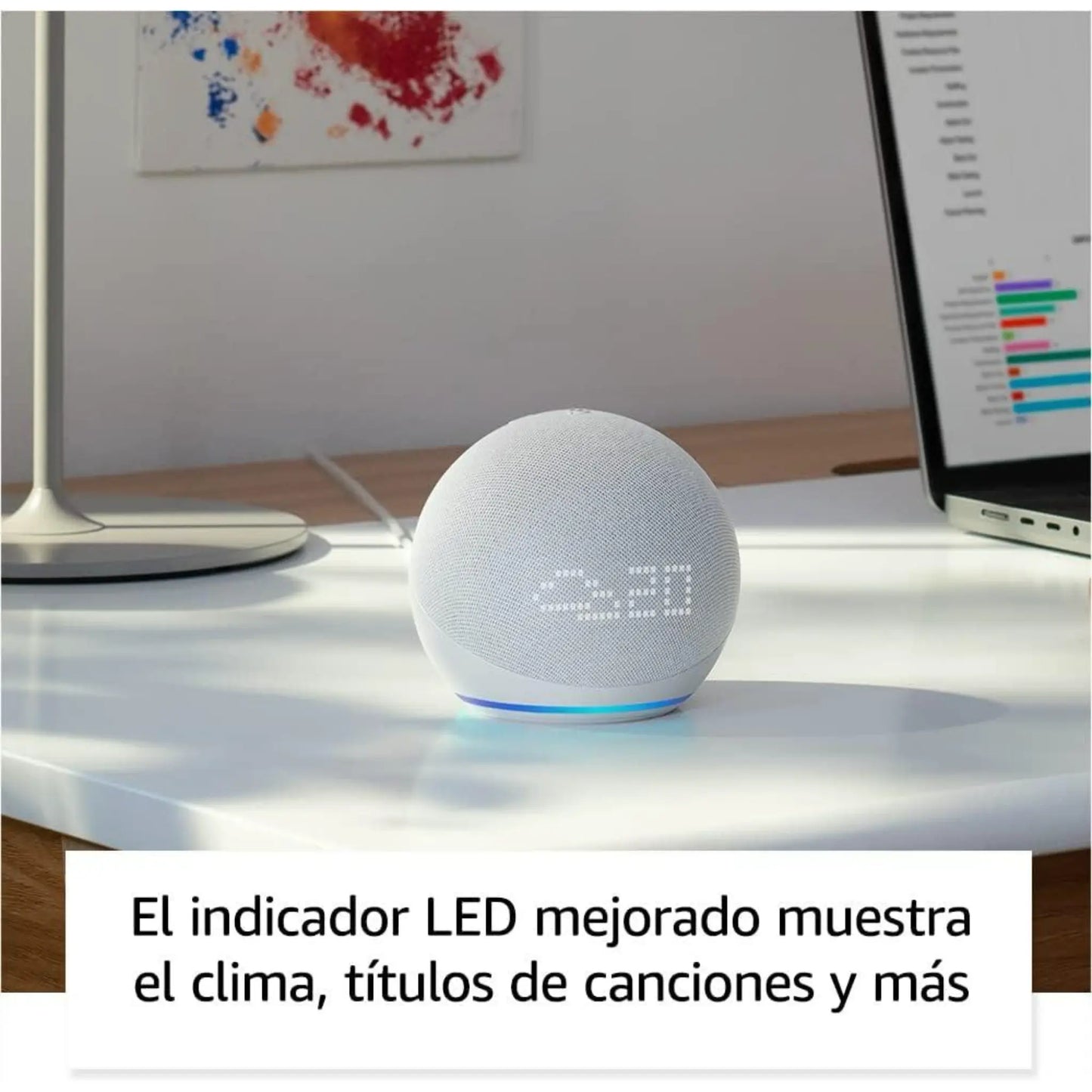 Amazon Echo Dot 5 Gen con Reloj