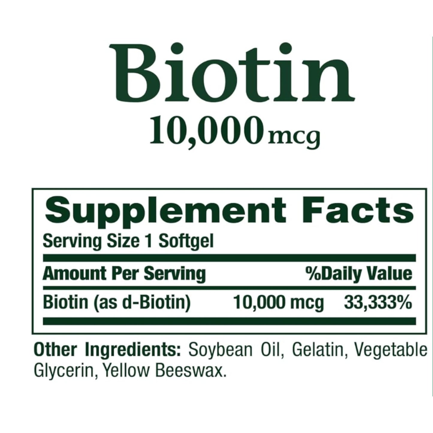 Biotina 10000 mcg