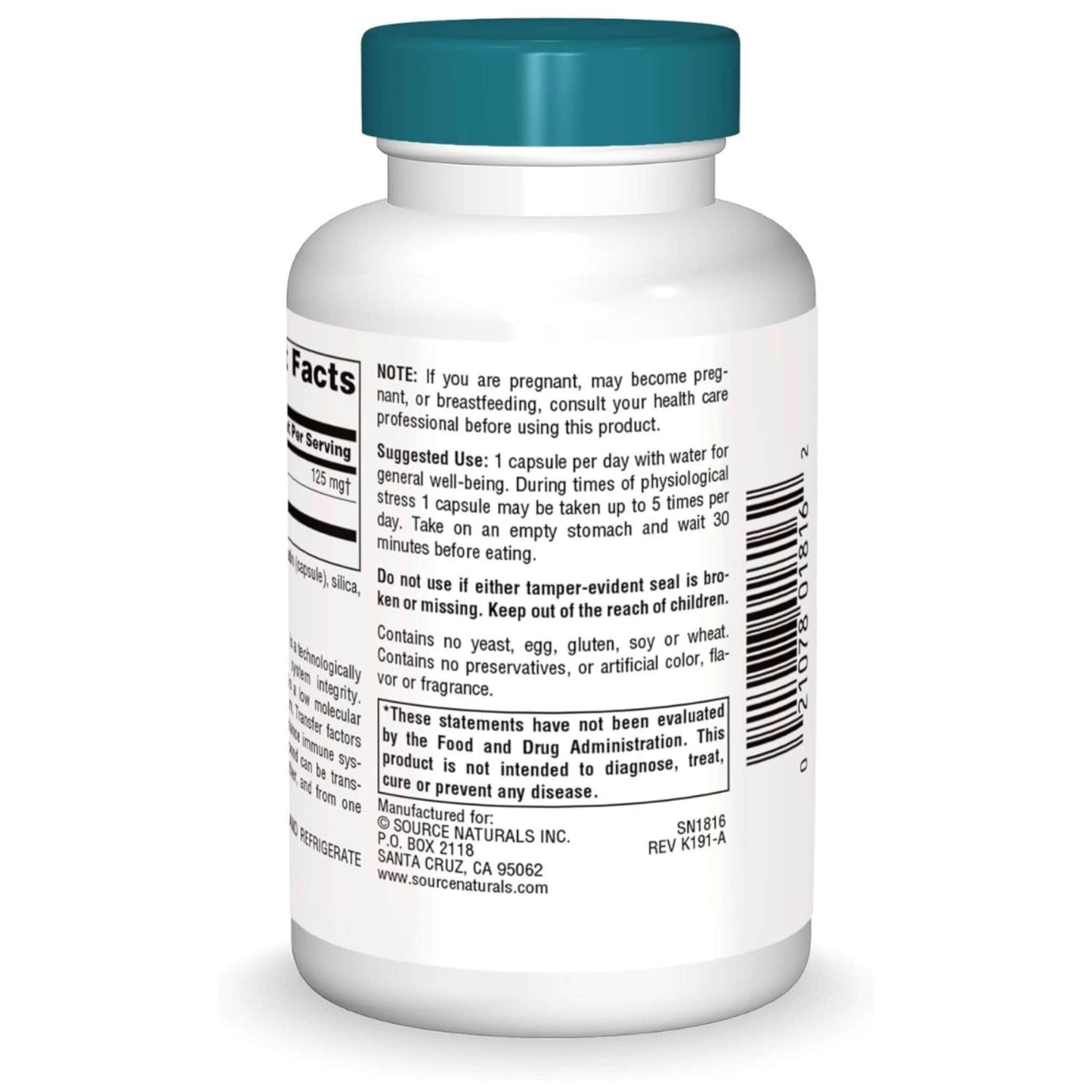 Factor de Transferencia 125 mg