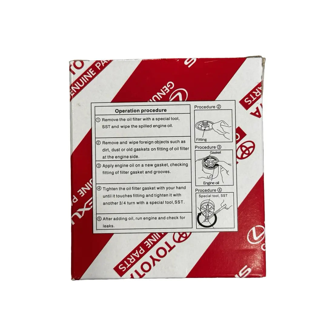 Filtro aceite Toyota 90915-YZZD2