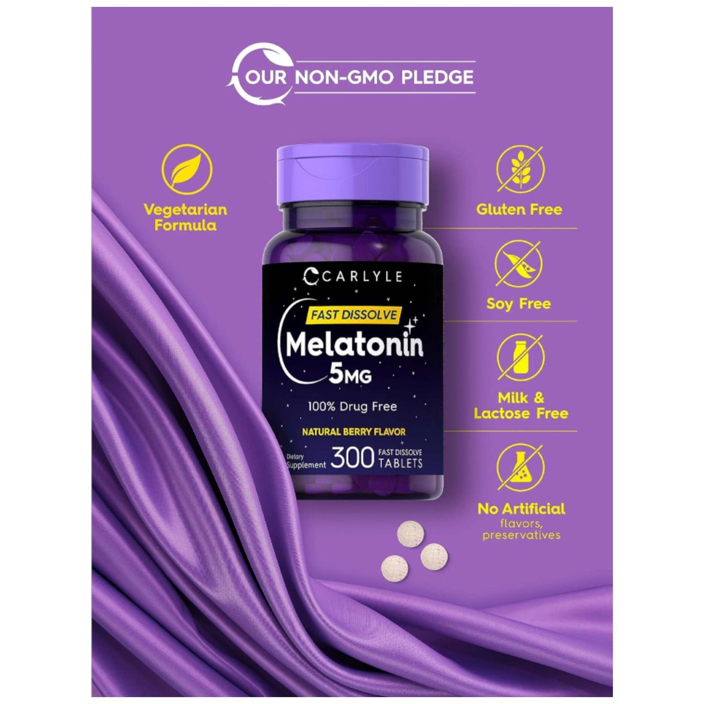 Suplemento Melatonina 5 mg Disolución Rápida