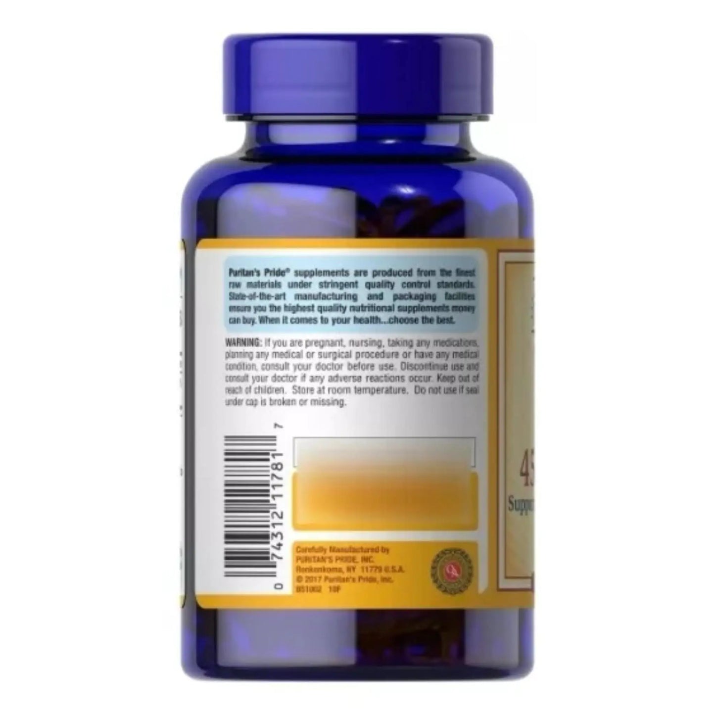 Suplemento Vitamina E 450 mg Puritan´s Pride