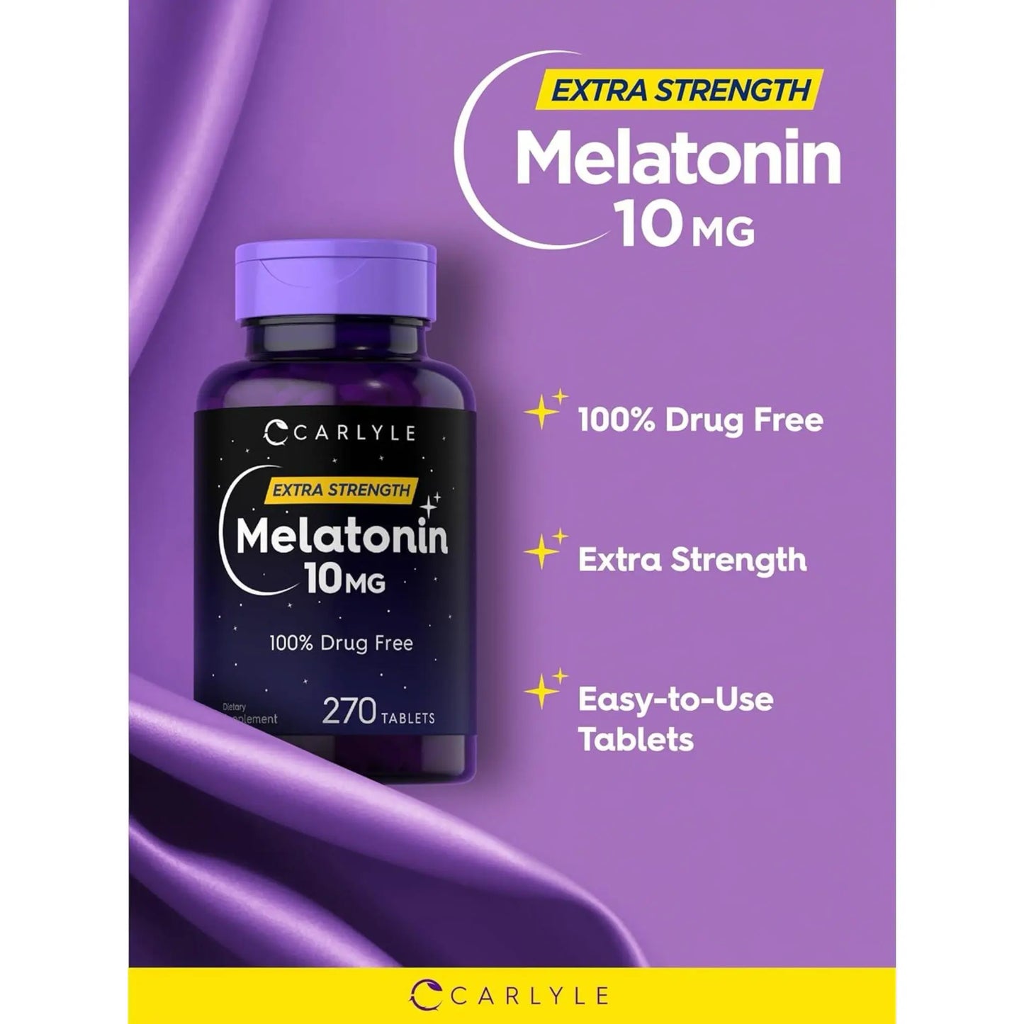 Suplemento Melatonina 10 mg 270 tabletas
