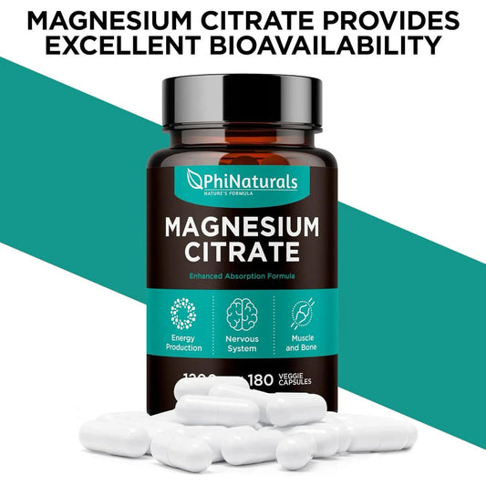 Suplemento Citrato de Magnesio 400 mg