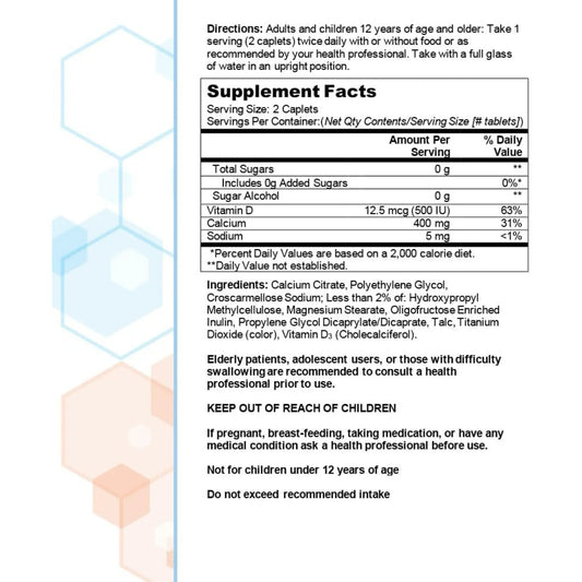 Suplemento Citracal Petites +D3 200 tabletas de Bayer