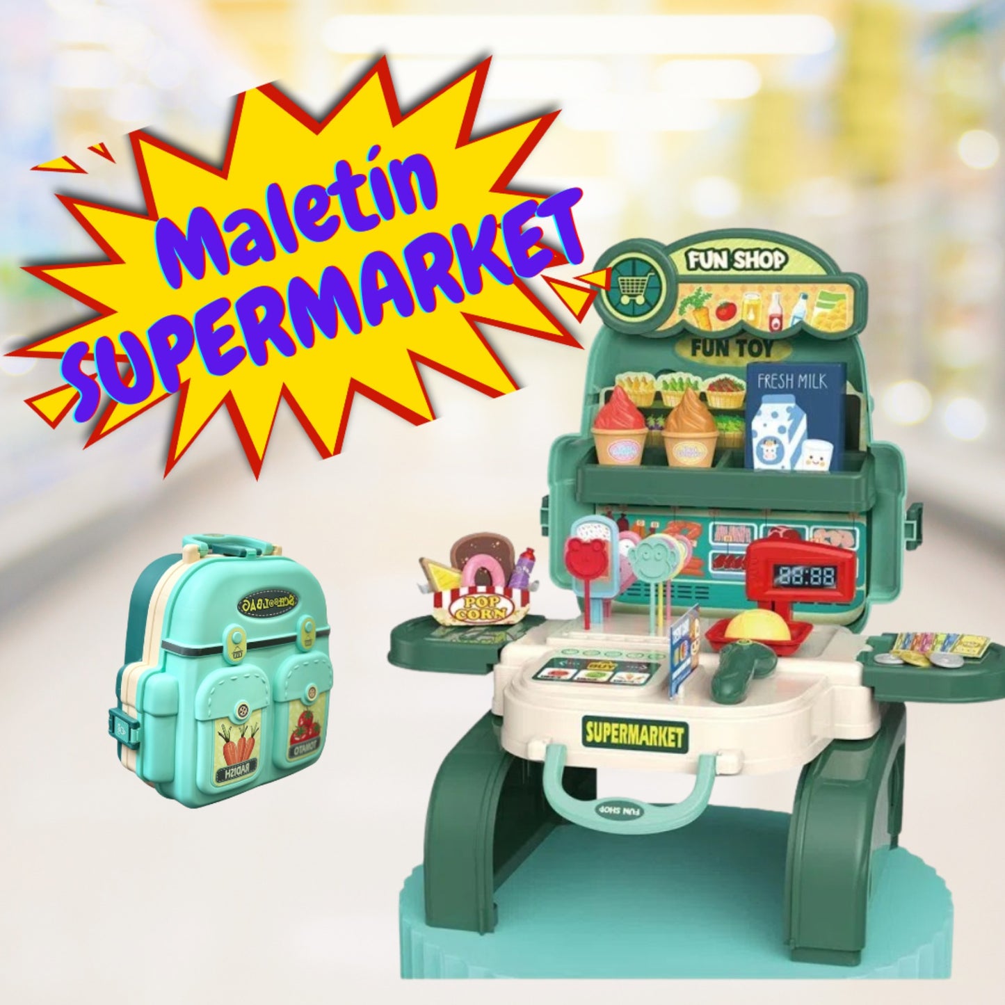 Maletín super mercado: SuperMarket 3-in-1 Set