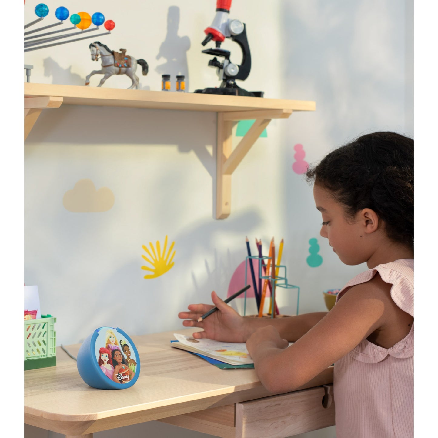 Amazon Echo Pop Kids Princesas Disney